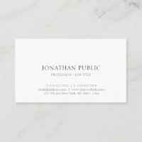 Trendy Modern Simple Design Elegant Template