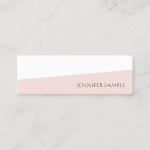 Trendy Modern Simple Professional Template Elegant Mini Business Card