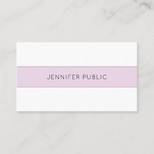 Trendy Modern Sophisticated Simple Professional Business Card
