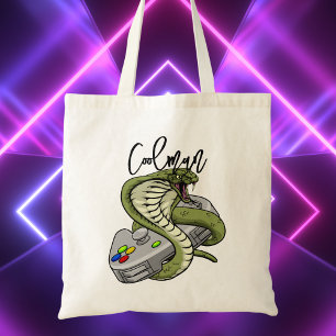 Trendy Modern Teen Boy Video Gaming Gamer Tote Bag