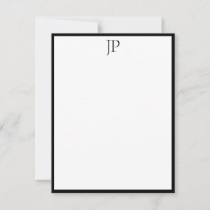 Trendy Monogram Handwritten Script Text Template