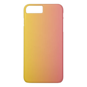 Trendy Monogram Pink Yellow  iPhone 8 Plus/7 Plus Case