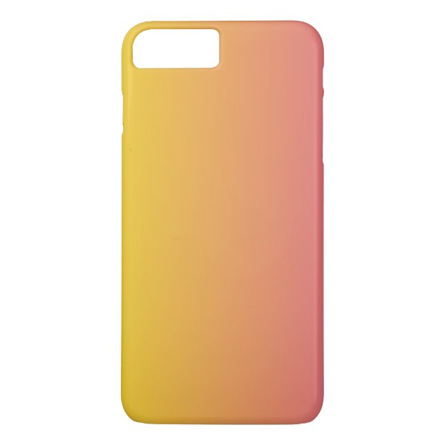 Trendy Monogram Pink Yellow  Case-Mate iPhone Case (Back)