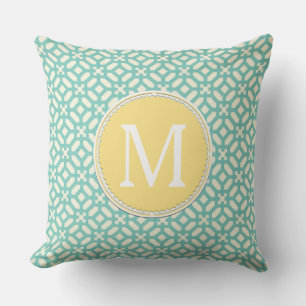 Trendy Monogram Throw Pillows