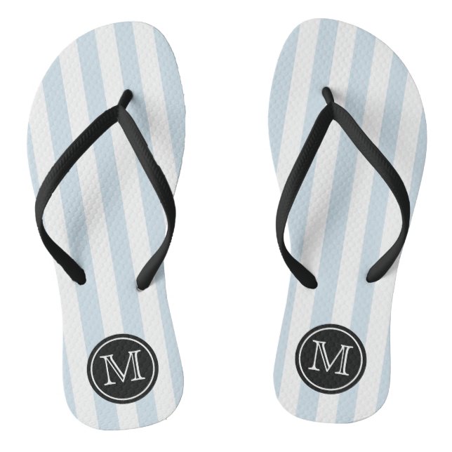 Trendy Monogram Wedding Favour | Any Colour Thongs (Footbed)