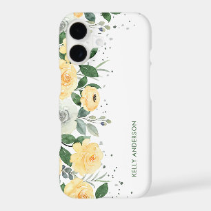 Trendy Monogrammed Botanical Watercolor