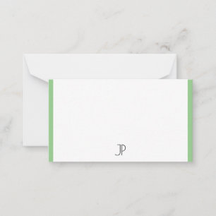 Trendy Monogrammed Elegant Simple Template