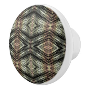 Trendy Mosaic Native American Indian Tribe Pattern Ceramic Knob
