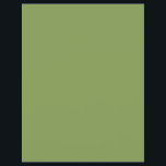 Trendy Moss Green Background Colour Customise this Flyer<br><div class="desc">This custom stylish product in a trendy moss green colour background  for yourself or as a gift sure to make an impression in all occasions. Click on the "Customise it!" button to reveal tools to customise this product if you wish using a text editor and an image loader.</div>