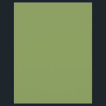 Trendy Moss Green Background Colour Customise this Flyer<br><div class="desc">This custom stylish product in a trendy moss green colour background  for yourself or as a gift sure to make an impression in all occasions. Click on the "Customise it!" button to reveal tools to customise this product if you wish using a text editor and an image loader.</div>