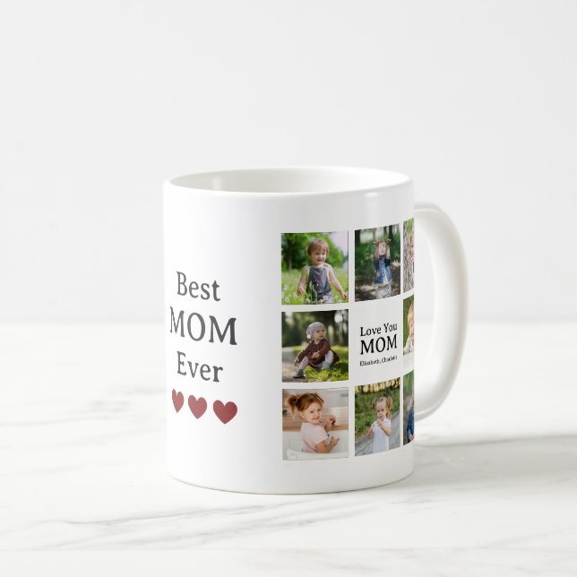 Trendy Mother Best Mom Ever Keepsake Coffee Mug (Front Right)