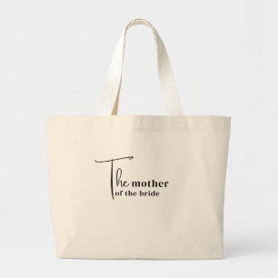 Trendy Mother of the Bride T Shirt Large Tote Bag