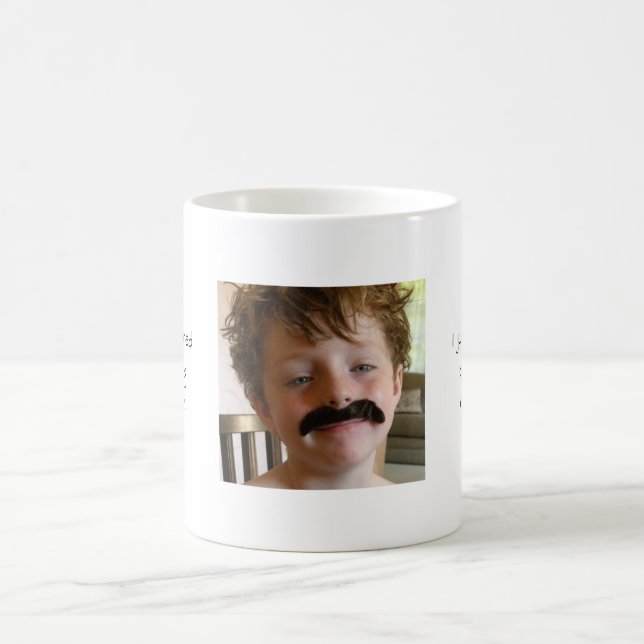 Trendy Moustache Coffee Mug (Center)