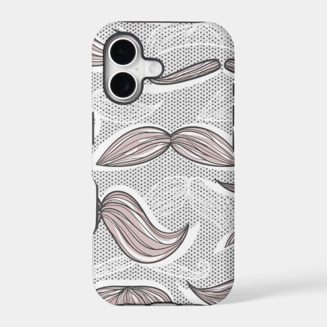 Trendy Moustache Pattern (Back)