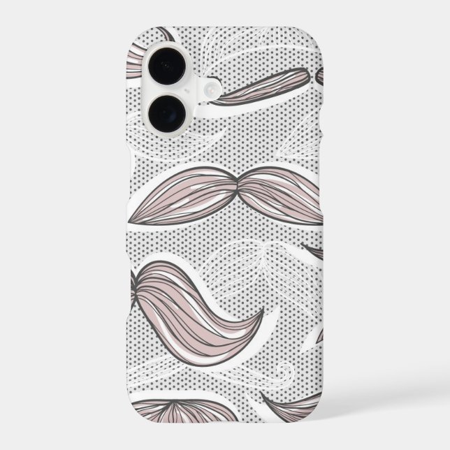 Trendy Moustache Pattern (Back)