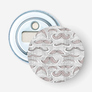 Trendy Moustache Pattern Bottle Opener