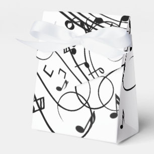 Trendy Music Design Favour Box