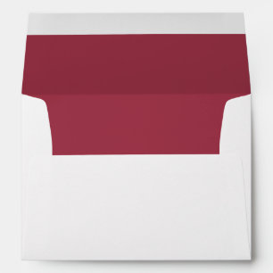 Trendy Muted Red Coloured Inside - Envelopes