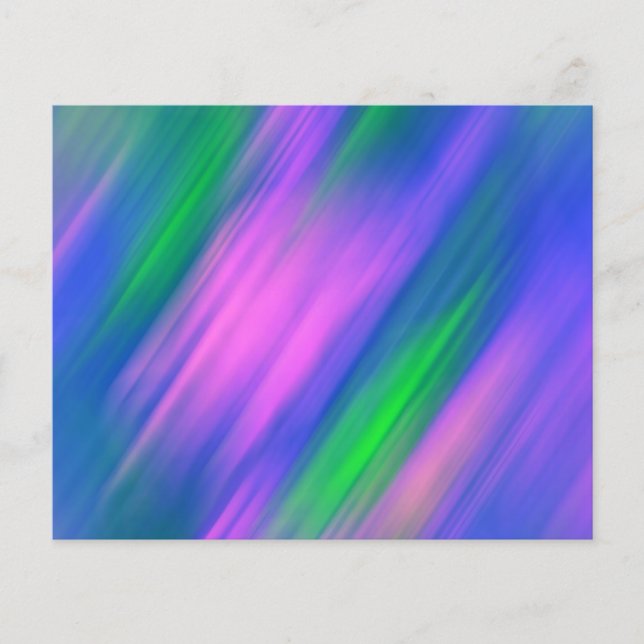 Trendy Neon Bright Blue green pink Abstract  (Front)