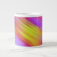 Trendy Neon Bright Red Pink Yellow Abstract