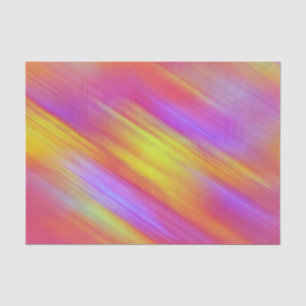 Trendy Neon Bright Red Pink Yellow Abstract  Tissue Paper