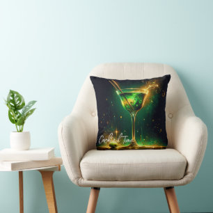 Trendy Neon Party Time Personalised Cushion