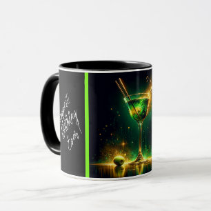 Trendy Neon Party Time Personalised Mug
