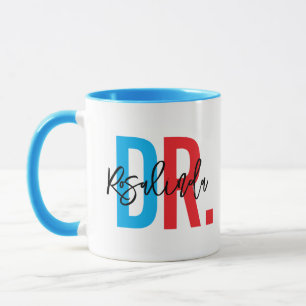 Trendy New Doctor PhD Custom Name Appreciation Gif Mug