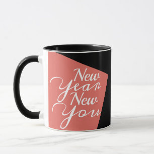 Trendy New Year New You Colour Block Mug