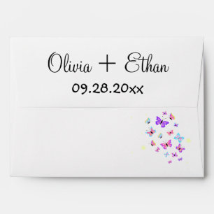 trendy of colourful Butterflies Envelope