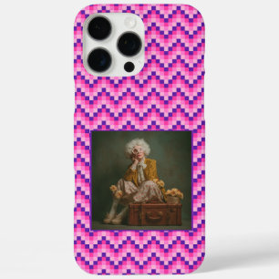 Trendy One Year Anniversary Gifts Geometric Motif iPhone 16 Pro Max Case