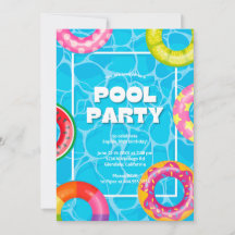 Trendy Palm Springs Pool Party Birthday