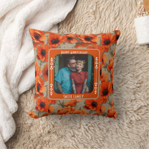 Trendy Parents 5Th Anniversary Throw Pillow 