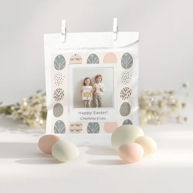 Trendy Pastel Easter Photo | Personalized Favour Bag (Creator Uploaded)