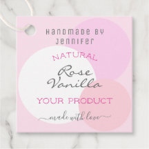 Trendy Pastel Pink Colours Custom Text Chic Hangin