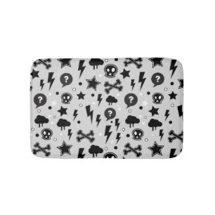 Trendy pattern bath mat