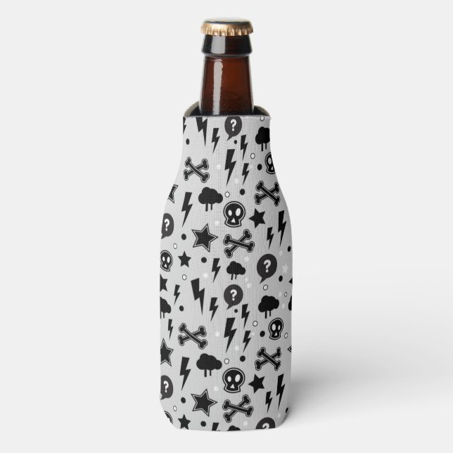 Trendy pattern bottle cooler (Bottle Front)