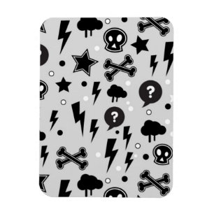 Trendy pattern magnet