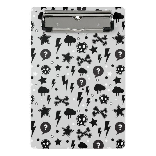 Trendy pattern mini clipboard (Front)