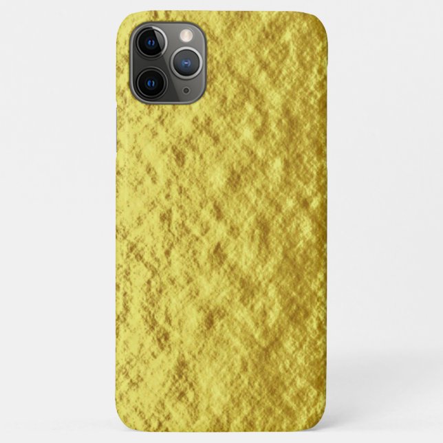 Trendy pattern of faux rough texture gold foil Case-Mate iPhone case (Back)