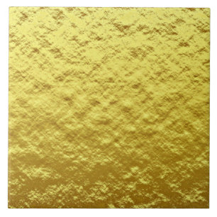 Trendy pattern of faux rough texture gold foil ceramic tile