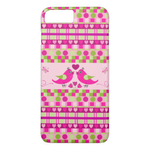 Trendy Patterns and Love Birds iPhone 8 Plus/7 Plus Case