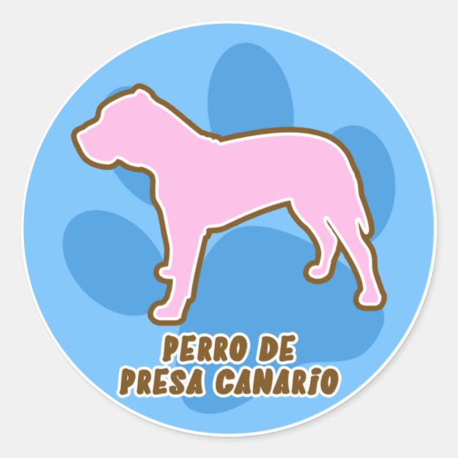 Trendy Perro de Presa Canario Stickers (Front)