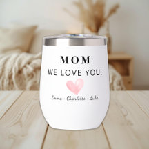 Trendy Personalised Mum We Love You Tumbler