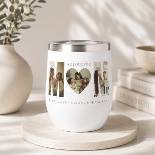 Trendy Personalised Photo WE LOVE YOU Mum Tumbler