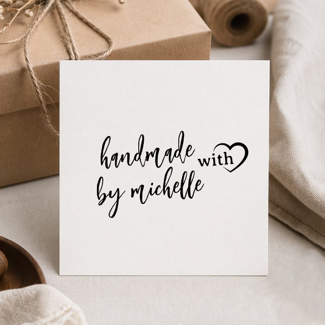 Trendy Personalised Stylish Handmade With Love     Self-inking Stamp (Creator Uploaded)