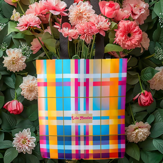 Trendy Personalised Summer Wexford  Tote Bag (Stunning Black Summer Tote)