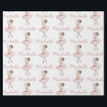 Trendy Personalized ballet Ballerina dancer     Wrapping Paper<br><div class="desc">This Personalized Christmas ballet Ballerina dancer Wrapping Paper is perfect for the ballet lover,  dance enthusiast,  or anyone who appreciates beautiful,  artistic design. It's a unique,  memorable way to make your holiday gifts stand out and spread holiday cheer.</div>