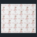Trendy Personalized ballet Ballerina dancer     Wrapping Paper<br><div class="desc">This Personalized Christmas ballet Ballerina dancer Wrapping Paper is perfect for the ballet lover,  dance enthusiast,  or anyone who appreciates beautiful,  artistic design. It's a unique,  memorable way to make your holiday gifts stand out and spread holiday cheer.</div>