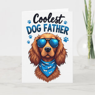 Trendy Pet Fathers Day Card